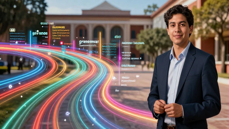 Verbo Oraciones: 100 Ejemplos para Usar Verbos Correctamente 11 Educadora joven en México con conceptos abstractos luminosos