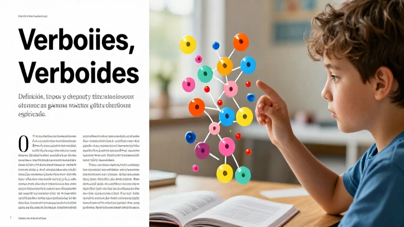 Verboides: definición, tipos y ejemplos explicados 8 Recursos visuales educativos para aprender verboides
