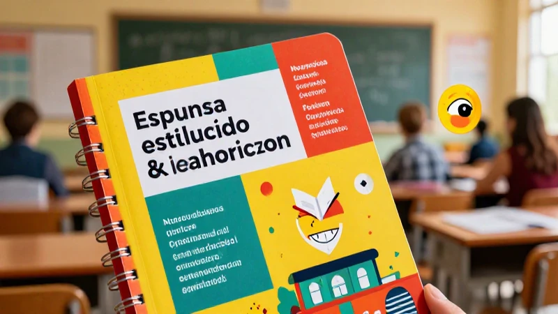 Portada de revista vibrante y educativa