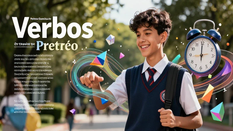 Ejemplos de verbos pasados en un estilo moderno