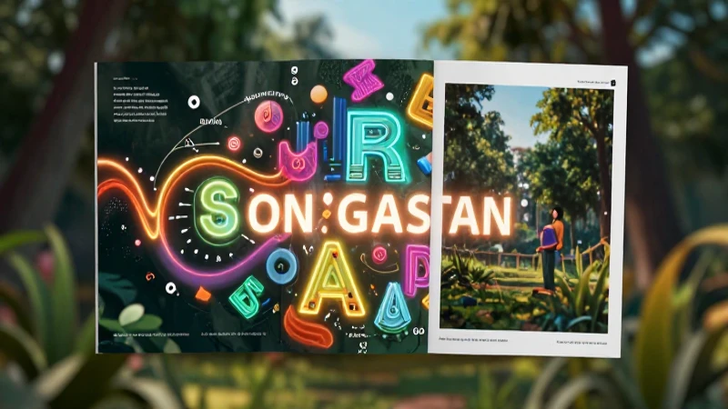 Diseño dinámico con símbolos gramatical y luz intensa