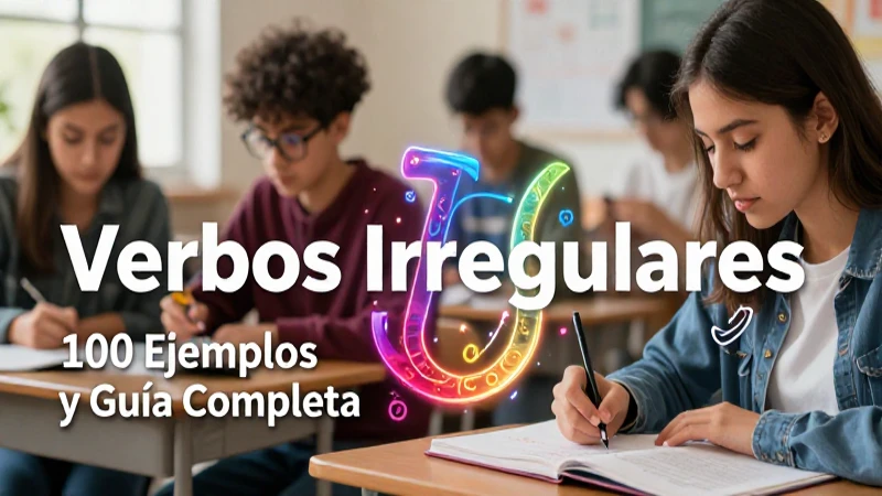 Aprende verbos irregulares de español fácilmente
