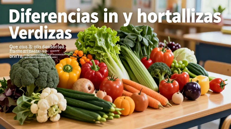 Verduras: Qué son, propiedades y diferencia con hortalizas 4 Compara verduras y hortalizas con productos frescos