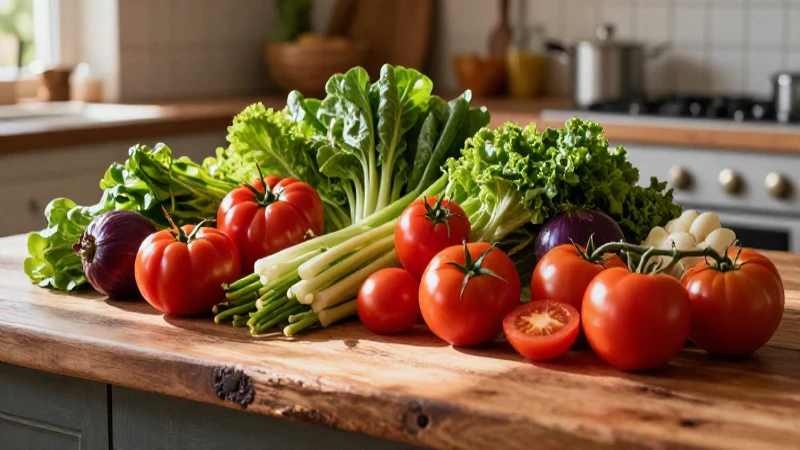 Verduras: Qué son, propiedades y diferencia con hortalizas 3 Verduras frescas con luz dramática en estética mexicana