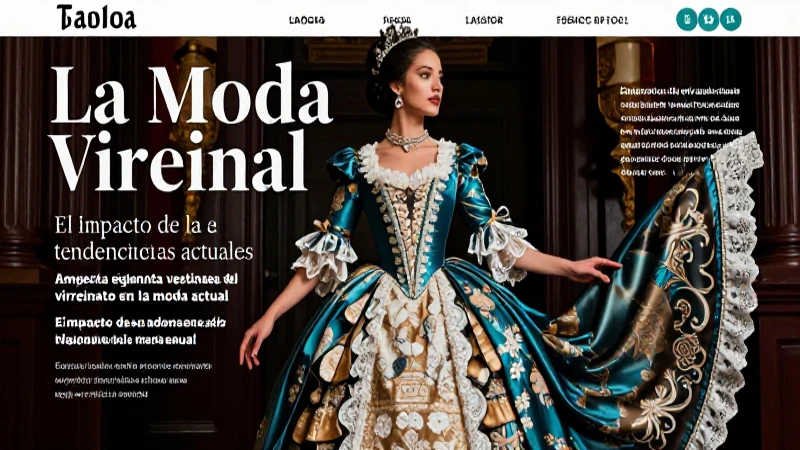 Elegancia colonial en alta costura actual