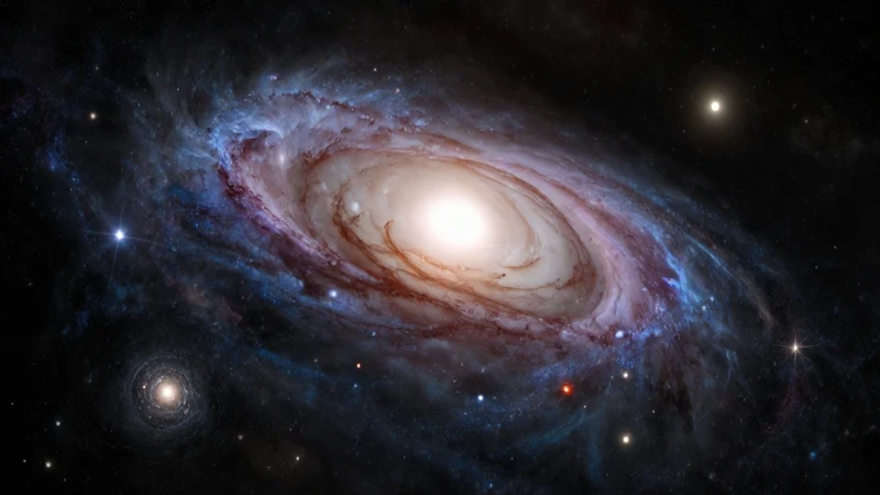 Vía Láctea: Concepto, características, estructura y origen 7 Galaxia central y satélites en un cúmulo cósmico