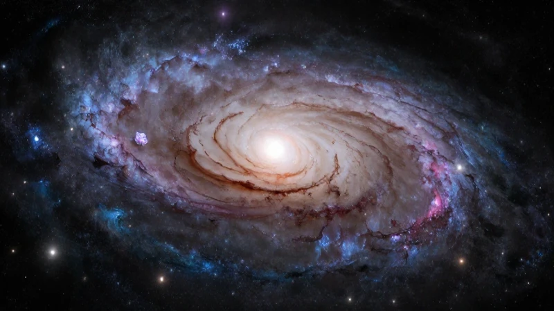 Vía Láctea: Concepto, características, estructura y origen 6 Espiral vibrante de la Vía Láctea con cielos dinámicos
