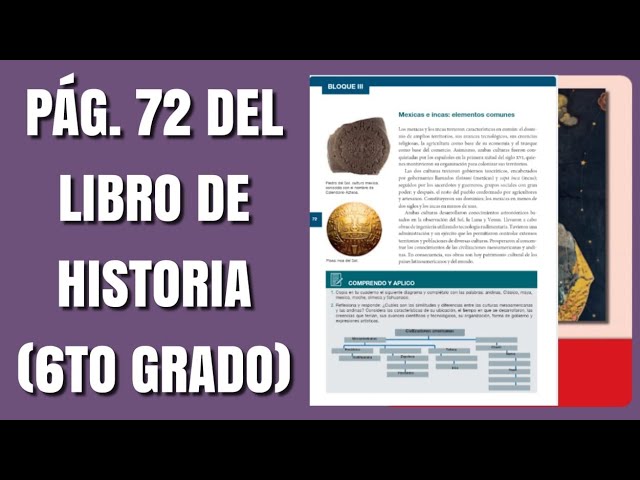 viaja al pasado con el libro de historia sexto mas conoce