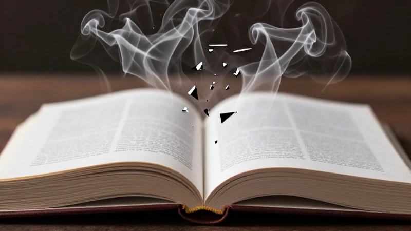 Vicios del lenguaje: 30 Ejemplos que Debes Conocer 4 Libro abierto y humo etéreo con estética mexicana