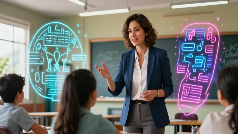 Vicios del lenguaje: 30 Ejemplos que Debes Conocer 11 Profesor mentor inspirado con estética moderna y vibrante