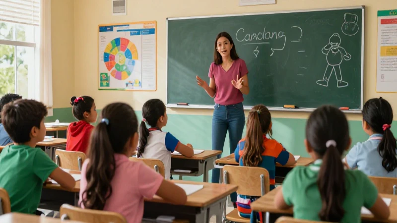 Aulas mexicanas vibrantes con enseñanza dinámica