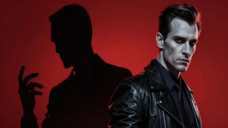 Ilustración profesional de villano cinemático y pulido