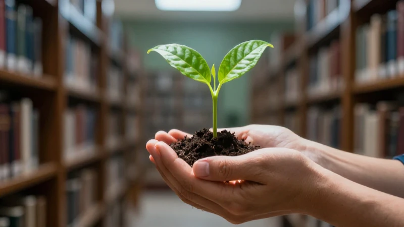 Violencia intrafamiliar: definición, características y más 9 Manos sostienen brote en biblioteca iluminada