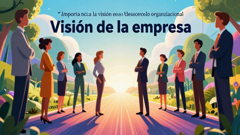 La visión impulsa el desarrollo organizacional