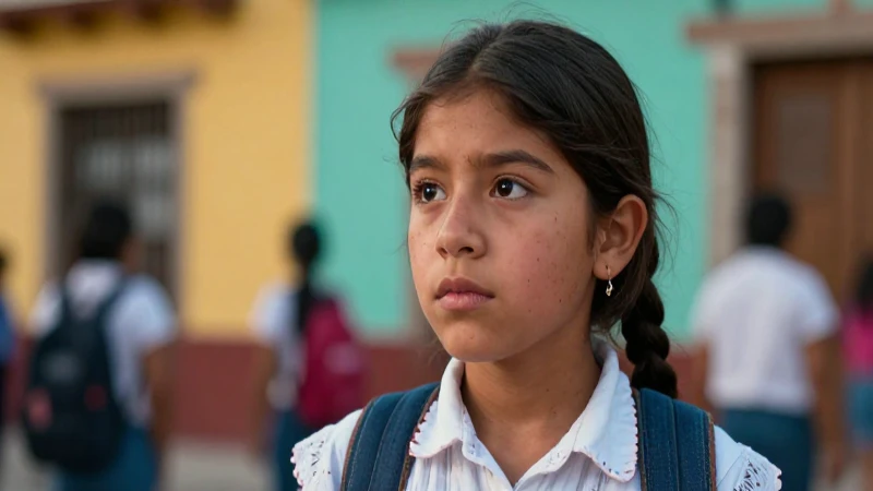 Retrato hiperdetallado de estudiante mexicano curioso