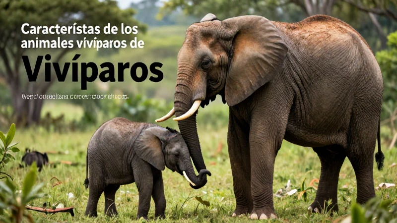 Vivíparos: definición y características clave de reproducción