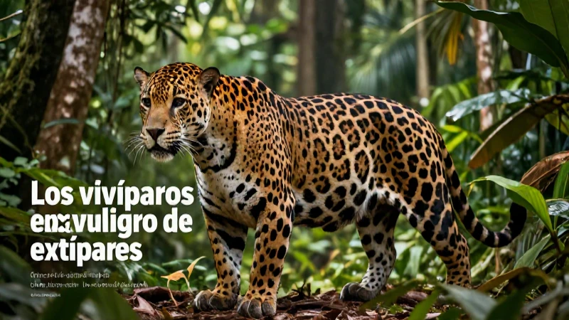 Conoce el significado de los vivíparos: Todo lo que necesitas saber 7 Vivíparos amenazados en peligro en la selva