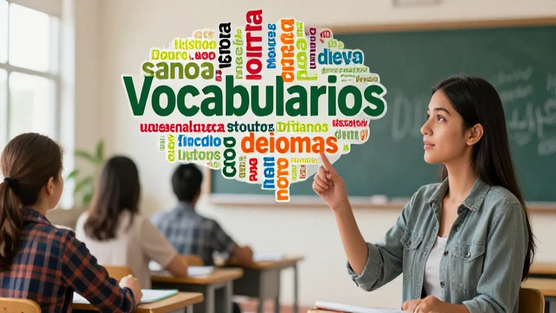 Vocabulario en la enseñanza de idiomas