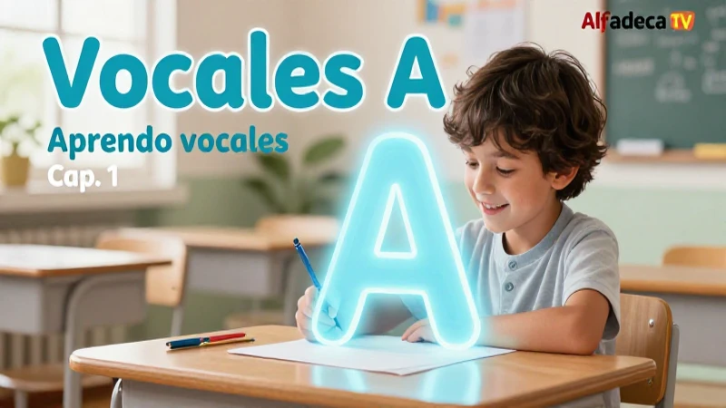 Aprendiendo la vocal A con Alfadeca TV