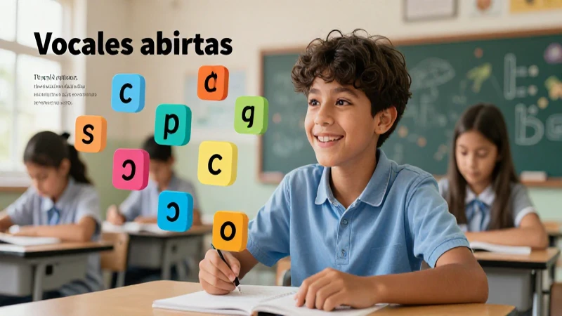 Vocales abiertas: 100 Ejemplos de abiertas y cerradas 8 Práctica de vocales abiertas y cerradas