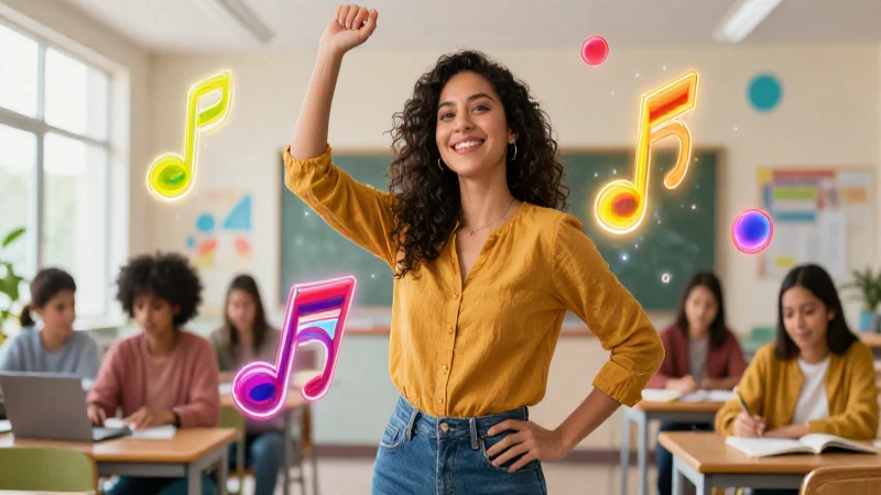Vocales Fuertes y Débiles: 100 Ejemplos para Aprender 3 Maestra latina en portada educativa vibrante y moderna