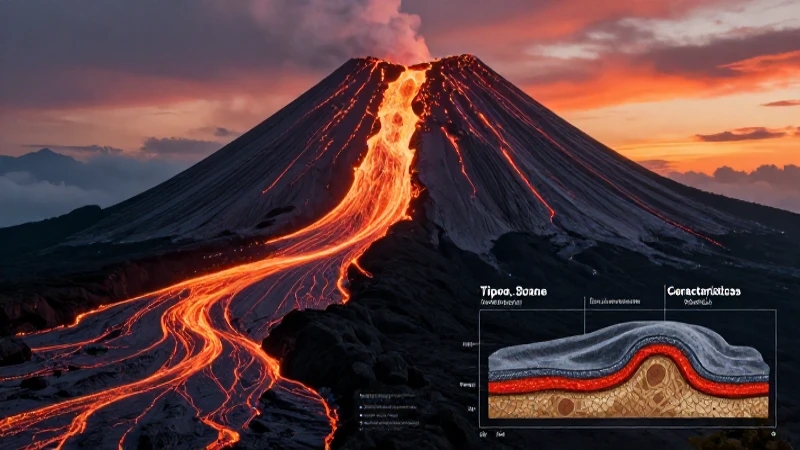 Volcán: Concepto, Tipos, Partes, Características y Ejemplos 3 Tipos de volcanes, su anatomía y características