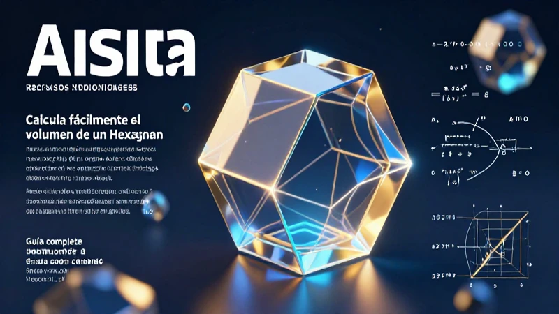 Calcula fácilmente el volumen de un prisma hexagonal: guía completa 7 Guía completa para el volumen de prisma hexagonal