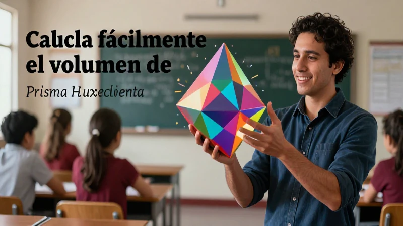 Calcula fácilmente el volumen de un prisma hexagonal: guía completa 9 Ilustración profesional sobre volumen de prisma hexagonal