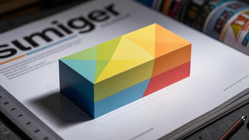 Diseño geométrico fotorrealista, dramático y sofisticado