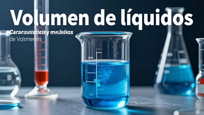 Volumen de líquidos: características, medidas y ejemplos