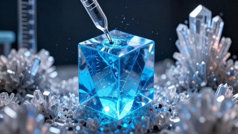 Cubos de cristal con precisión científica
