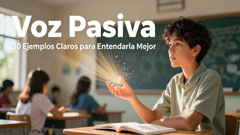 Voz pasiva: 30 ejemplos para mejorar mensajes