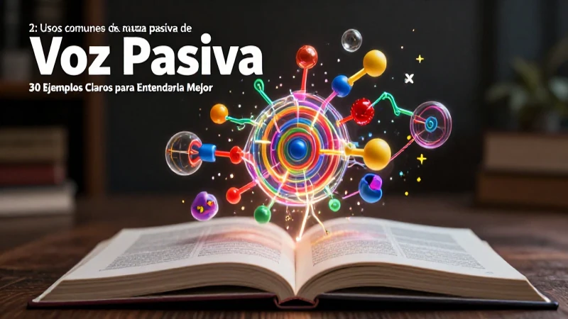 Diseño visual de la voz pasiva