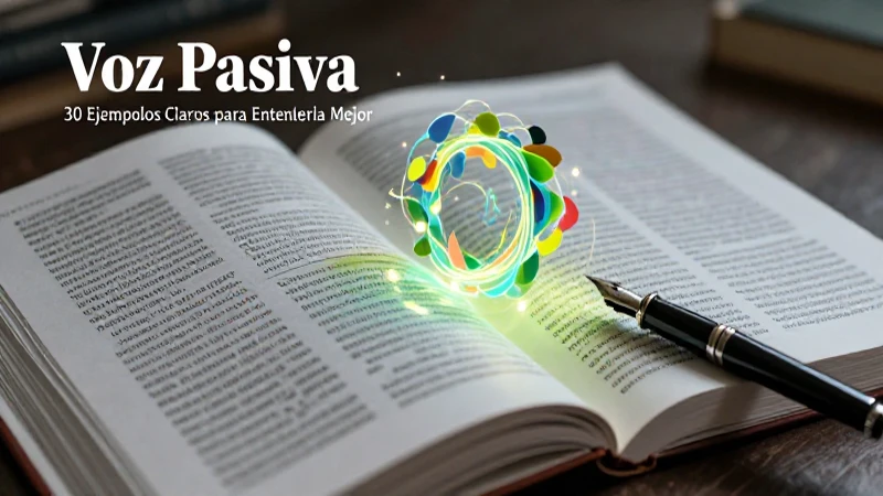 Educación visual sobre la voz pasiva