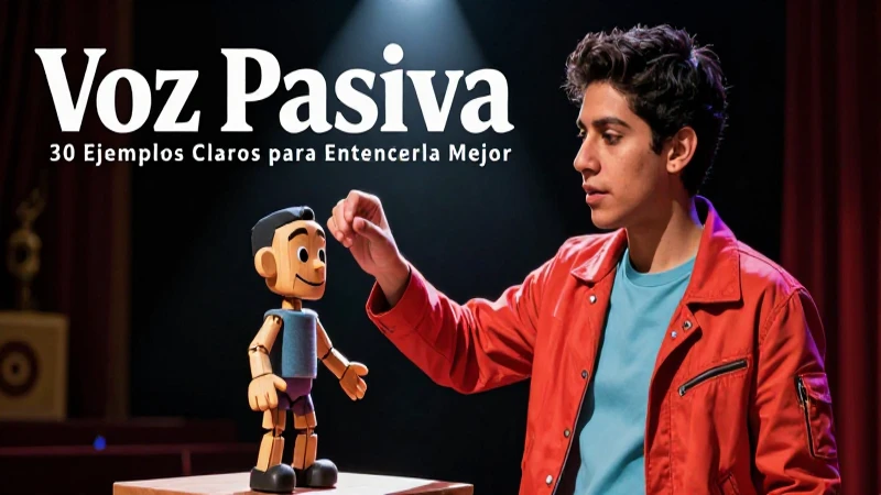 Educativa sobre la voz pasiva en teatro