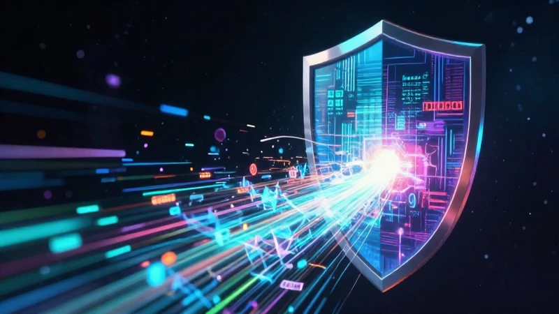 Defensa digital contra amenaza cibernética futurista