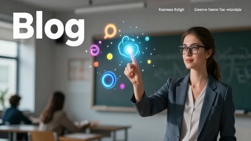 Maestra enseñando gramática en entorno educativo profesional