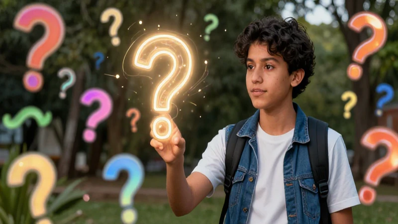 Joven mexicano interactúa con conceptos lingüísticos