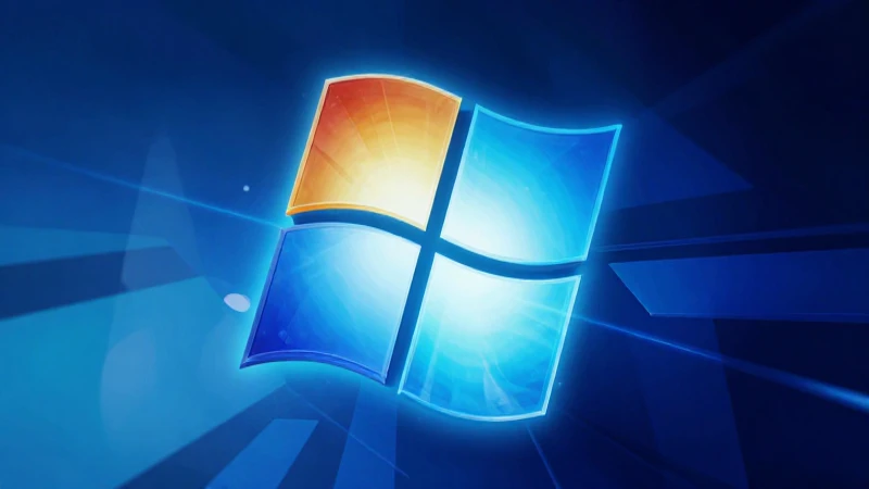 Windows 7: historia, ventajas, desventajas y características 3 Ilustración digital vibrante de interfaz futurista