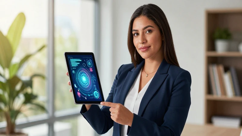 Mineduc: Guía Completa sobre Código Personal y Evaluaciones 4 Educadora mexicana moderna con tablet y estilo vibrante