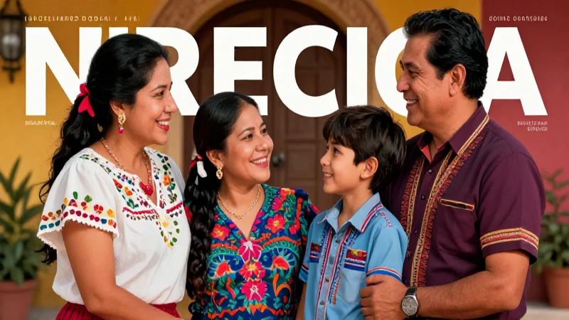 Yerno: Definición, concepto y su significado en la familia 5 Retrato cálido y vibrante de familia mexicana