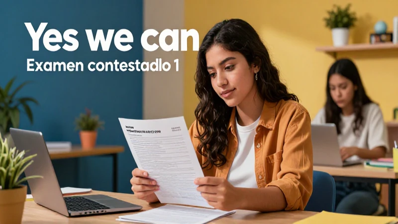 Mejora tus estudios con el examen Yes We Can