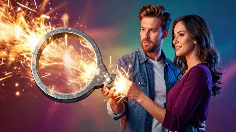 Podrías explicar qué son los yugos, sus definiciones y usos 8 Pareja moderna libera yugo en luz brillante