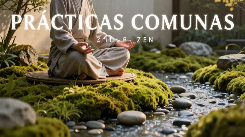 Zen: Qué es, beneficios, definición y concepto esencial 5 Paz Zen en jardines minimalistas