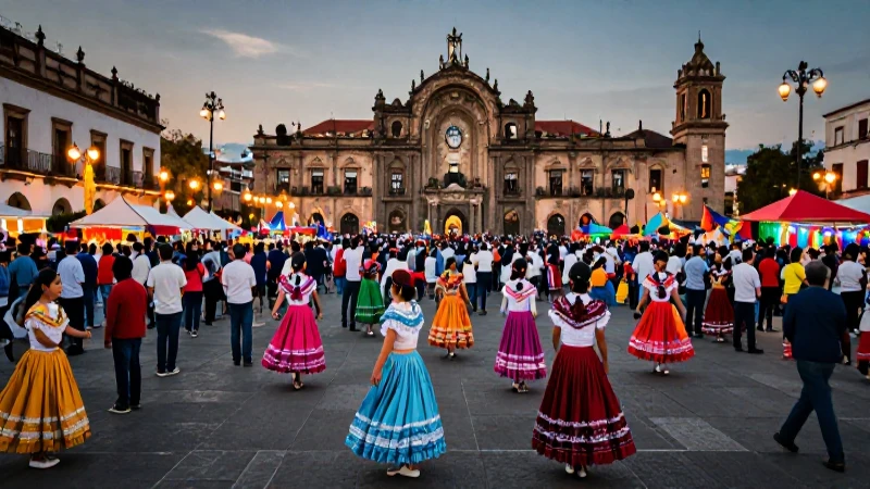 Zócalo: definición, usos y concepto explicado detalladamente 7 Fiesta mexicana vibrante en Zócalo, ultra detallada