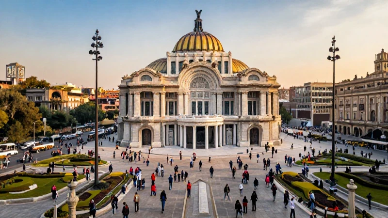Zócalo: definición, usos y concepto explicado detalladamente 6 Vistas dinámicas del Zócalo con luz dorada