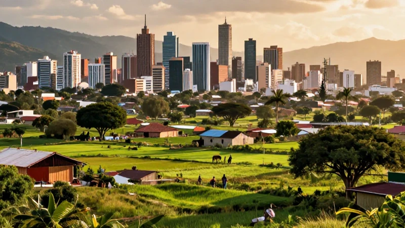 Contraste económico entre campo y ciudad