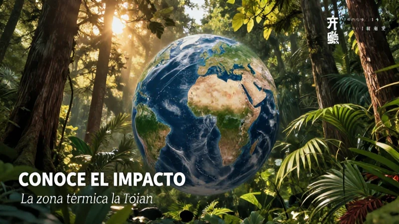 La zona templada influye en el clima y la vida
